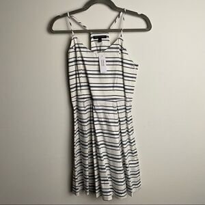 Banana Republic Suit Dress White Navy Stripe NWT size 4